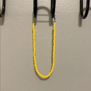 Yellow Beaded Choker!